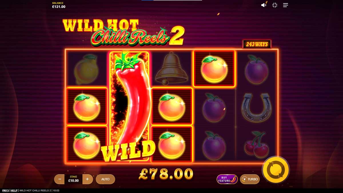 Wild Hot Chilli Reels 2 slot machine game