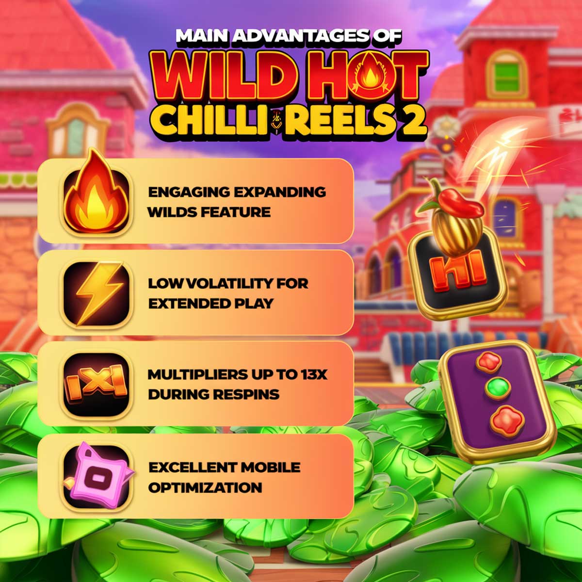 Wild Hot Chilli Reels 2 slot machine game