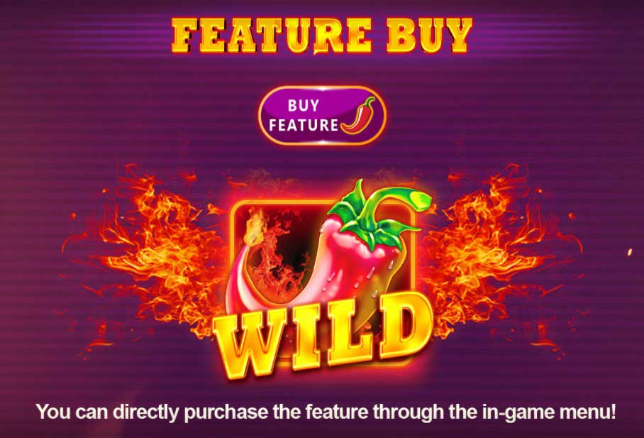 Wild Hot Chilli Reels 2 slot game feature buy